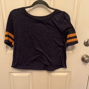 Navy and gold game day top 💙💛